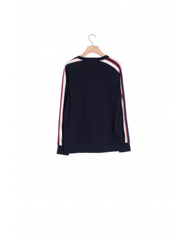 Sweat orné de galon tricolore 50-70% off 