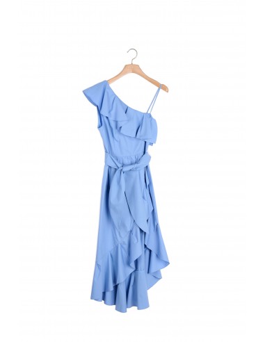 Robe asymétrique à volants sur le site 